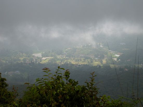 Leider wars ziemlich regnerisch als wir endlich oben waren