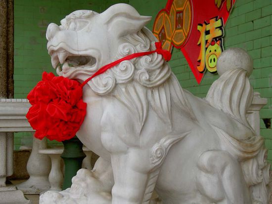 Den Sinn dieser Tempeldeko haben wir auch nicht ganz verstanden