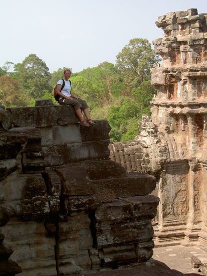 Der Ausblick ueber die Tempelanlage war grossartig