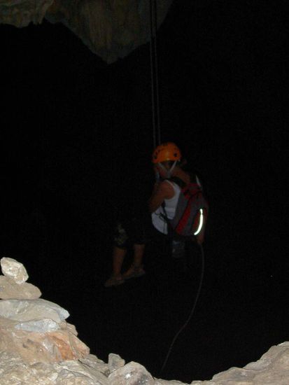 ... in die ich mich abgeseilt habe