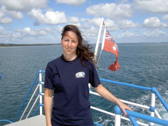 Auf der Fähre nach Frasier Island