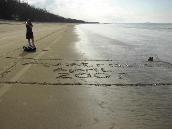 der Strand von Tanum Sands...