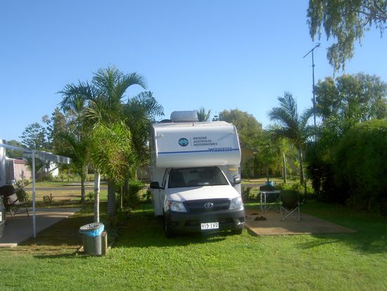 Hier parkte unser Haus 3 Tage...