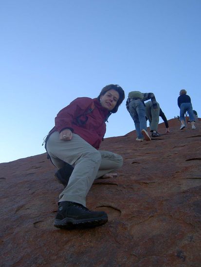 und es war echt steil!