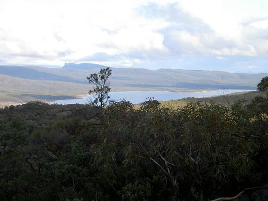 wunderbarer Blick von unserem "Zeltplatz" auf den Lake Wartook