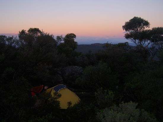 nachdem die Huette stand...