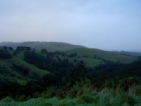 das Hinterland erinnerte uns stark an Irland!