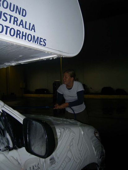 die LKW-Waschanlage und ich - eine neue Freundschaft!