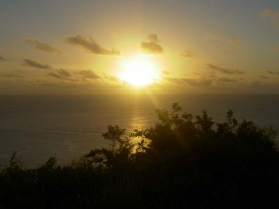 Und weils so schoen war, kletterten wir zum Sonnenuntergang nochmal auf dem Gipfel!