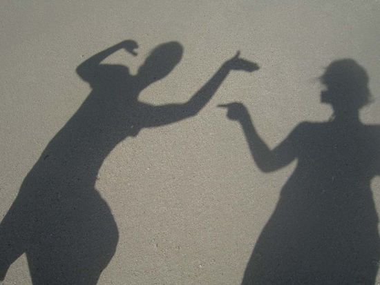 Ha der Beweis! Sylvia wollte mir an den Kragen gehen .....