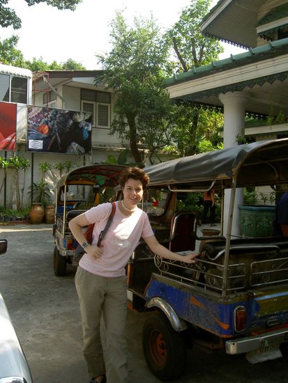 Immernoch ein wenig schwindlig vom rasanten Fahren - U-Turn auf 2 Raedern inklusive!