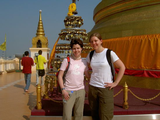 Sylvia und ich auf dem Gold Mount