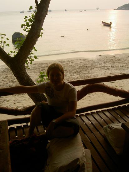 Unser Stammlokal "the bigfish" - sehr gemuetlich und ruhig und vorallem direkt am Meer