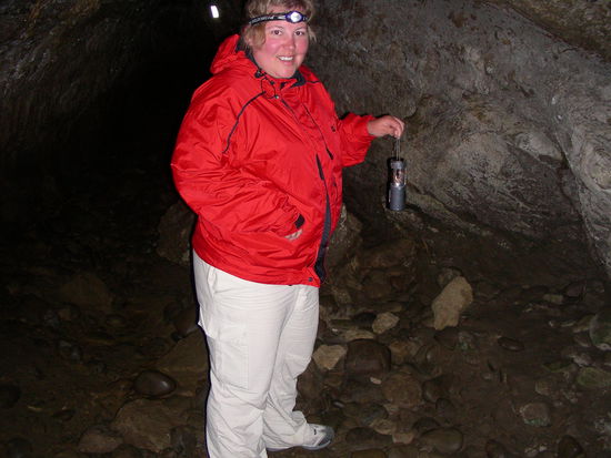 Bine in der Limestone Cave! Alles Dunkel!!!