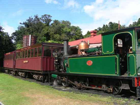 Gertie, die alte Dampfeisenbahn!