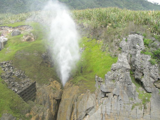 Und hier das "Blowhole"