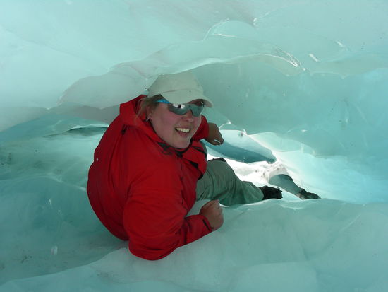 Bine in der Gletscherspalte