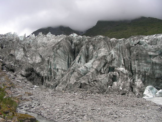 Hier der Fox-Gletscher.