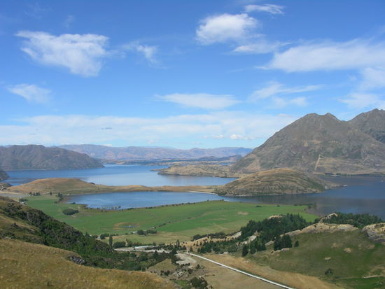 Ein herrlicher Blick auf den Lake Wanaka