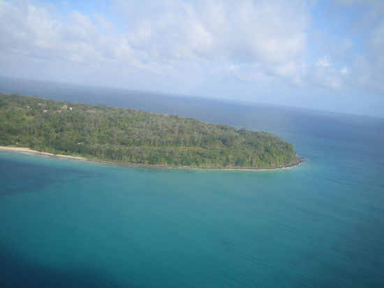 Anflug auf Big Corn Island