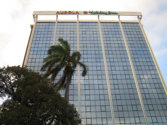 Das Holiday-In Hotel, ueberall zu finden