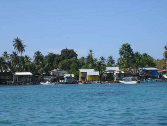 Das Dorf auf Isla Bastimentos 