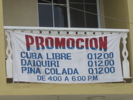 Cuba Libre&Co fuer 1.5 Dollar.... Natuerlich ohne guten Havanna Club