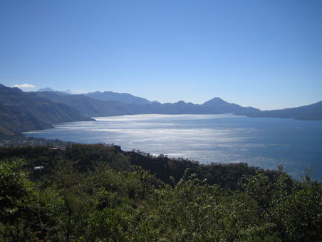 Aussicht auf den wundervollen Lago de Atitlan