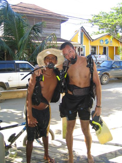 Markus unser Capitano und ich......