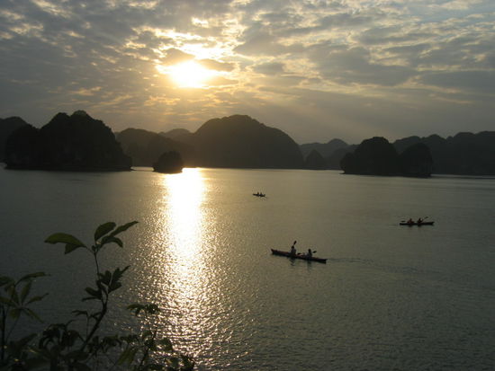Kajaking in der Halong Bay