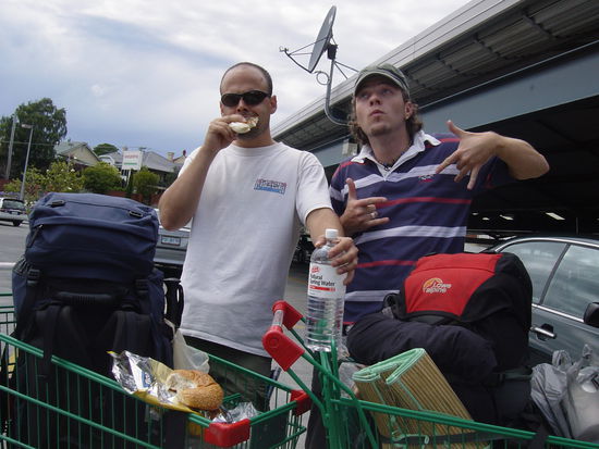 Eingekauft fuer Wochen, fuer die Katz (Overlandtrack)