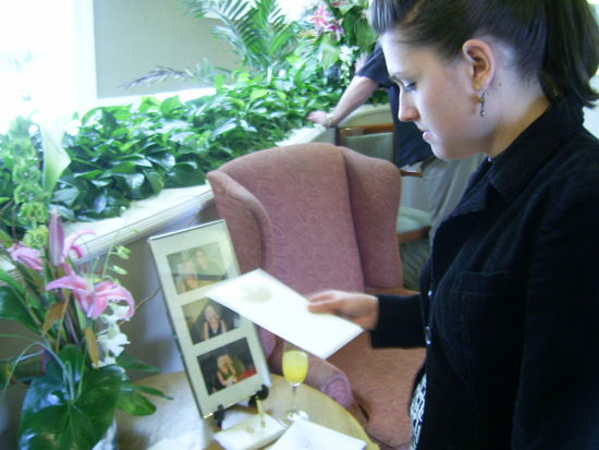 Hochzeitsbuch zum Eintragen mit Kathi
der fleissigen Gästebuchschreiberin)