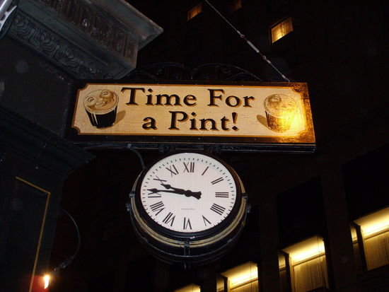 An diesem Schild konnte wir auf dem Heimweg nicht vorbei 