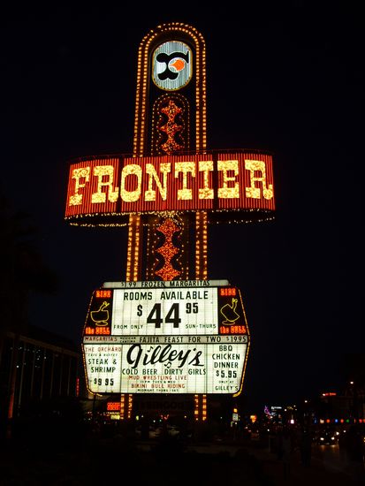 Das Frontier - ein Klassiker
hier waren wir abendessen