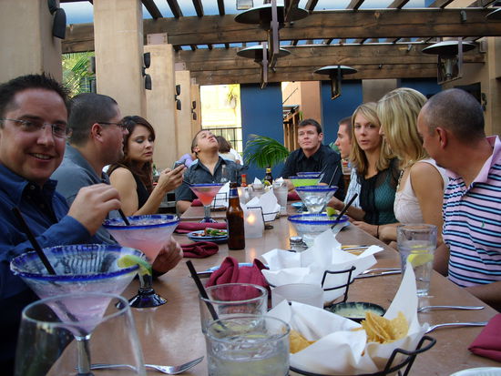 Nette Runde mit lecker Margaritas! 