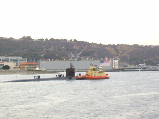 U-Boot vor Point Loma