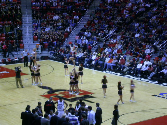 Cheerleaders in Action