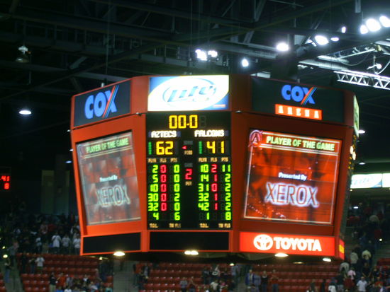 Endstand
Aztecs 62 - Falcons 41