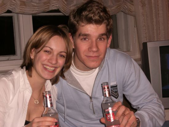 und jaaa...Timo (großzügiger Sponsor)langte genüsslich zu!!