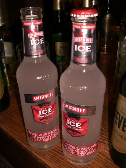 gefährliche alko pops kamen auch auf den tisch...