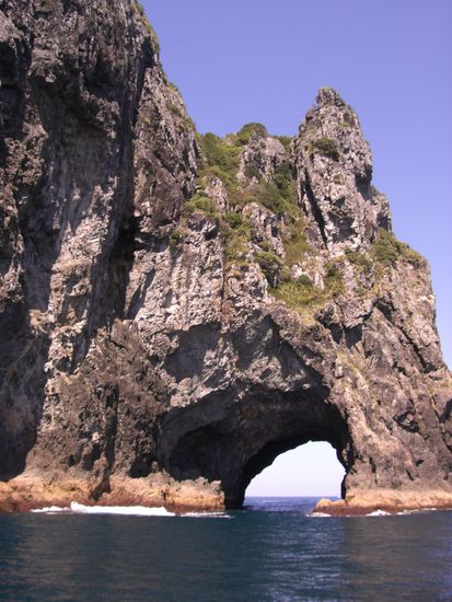 das beruehmte "hole in the rock" auch wir sind durchgefahren!!