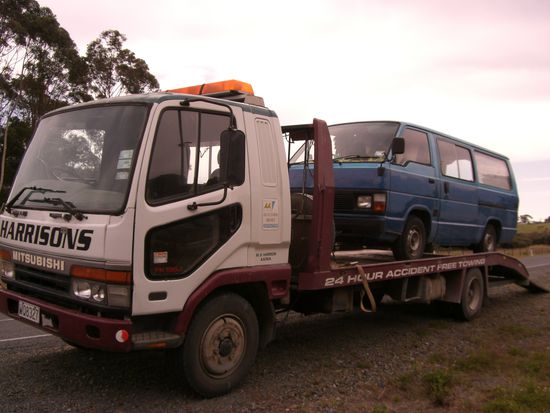 und ja, abgeschleppt...