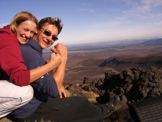 und die Devils Staircase haben wir auch bezwungen...zwar mit aechzen aber geschafft!!das war kein wandern mehr, das war klettern!!!