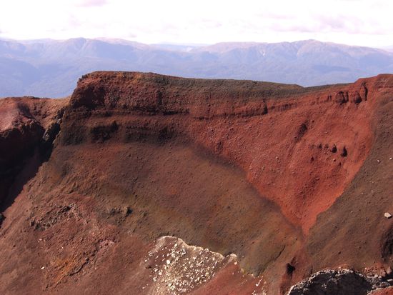 Red crater