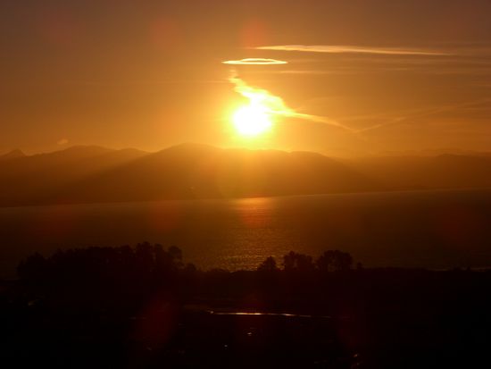 Sonnenuntergang in Nelson