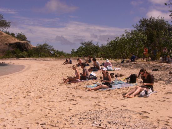 direkt am strand genossen