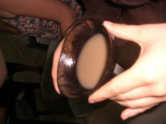 die leckere Kava Bruehe....Geschmack: wie Dreckswasser