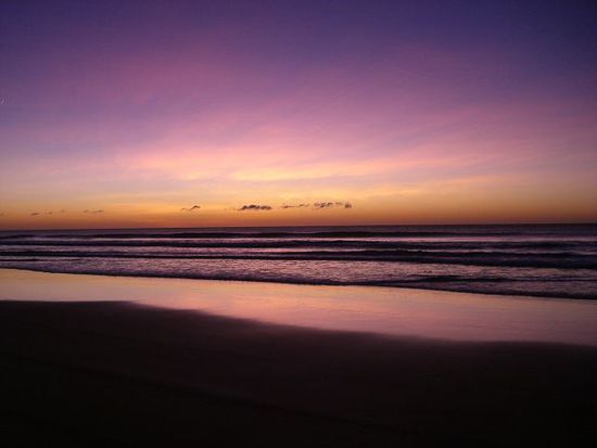 Sonnenaufgang auf Fraser Island...ja, wir (bis auf Robert ;-P ) sind wirklich um 6 aufgestanden nur um uns das anzuschauen! aber hat sich auch gelohny, oder?