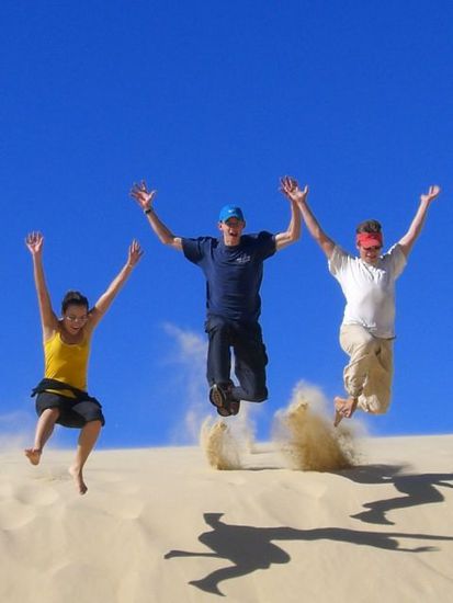 unseren Spass hatten wir mit dem Sand auf jeden Fall auch