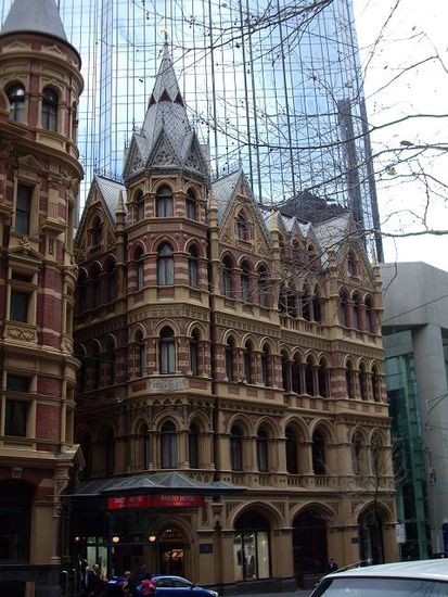 melbourne hatte viele schoene alte hauese noch im viktorianischen stil